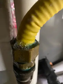 Whole-home re-piping installation process showing new pipe materials