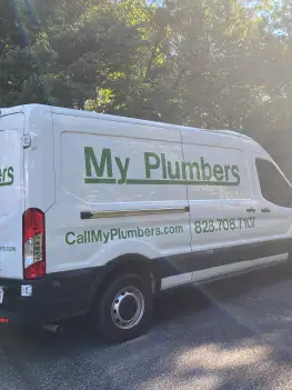 Slab leak detection and repair process showing new pipe materials