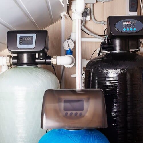 a home water softener system